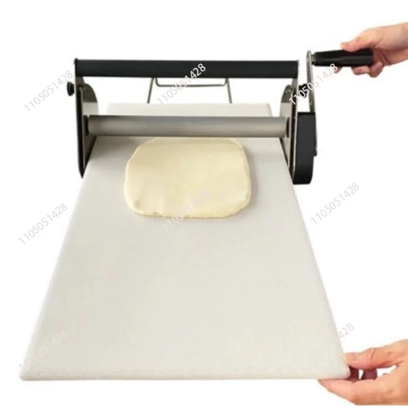 A Mini Pastry Portable Small Table Top Hand Manual Pizza Dough Sheeter Roller Shelter Press Flattener Shetter Laminator Machine 
A Mini Pastry Portable Small Table Top Hand Manual Pizza Dough Sheeter Roller Shelter Press Flattener Shetter Laminator Machine