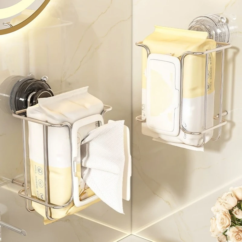 Wrought iron tissue holder, bathroom, toilet wipes, paper drawing, face towel, suction cup, no punching, wall hanging rack,
Wrought iron tissue holder, bathroom, toilet wipes, paper drawing, face towel, suction cup, no punching, wall hanging rack,