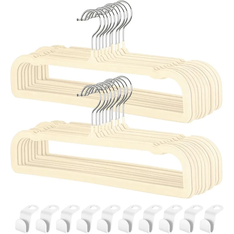 Pants Hangers Non Slip - 20 Pack Velvet Hangers for Closet - Thin Space Saving Clothes Hanger - Strong, Durable
Pants Hangers Non Slip - 20 Pack Velvet Hangers for Closet - Thin Space Saving Clothes Hanger - Strong, Durable