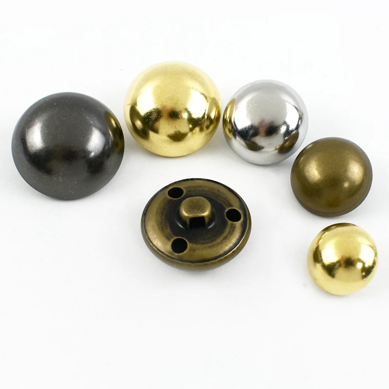 50Pcs 15-25mm Metal Buttons Solid Brass Mushroom Round Shank Buckle Coat Jacket Clothing Decoration Button DIY Sewing Accessory
50Pcs 15-25mm Metal Buttons Solid Brass Mushroom Round Shank Buckle Coat Jacket Clothing Decoration Button DIY Sewing Accessory