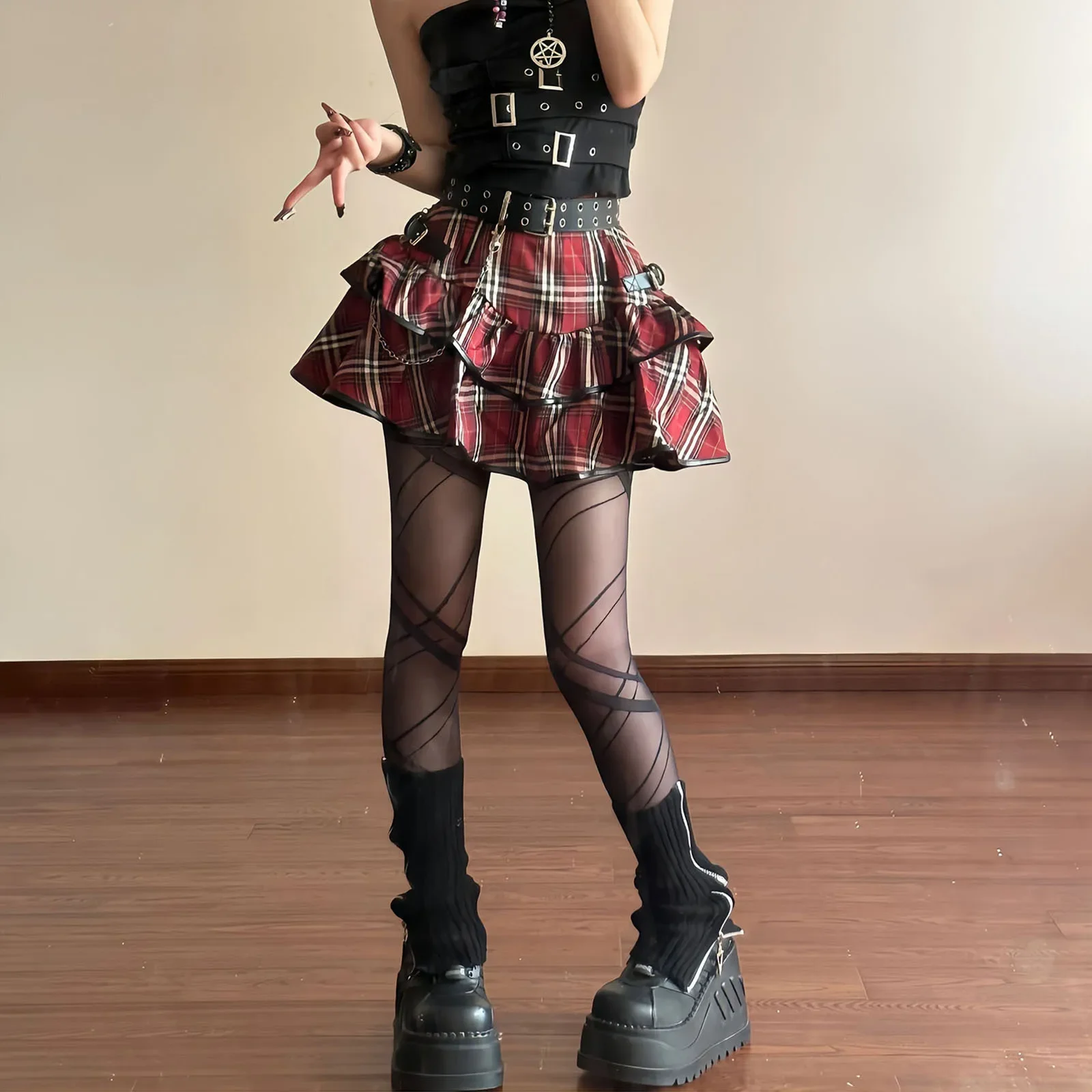 Korean Japanese Sweet Hot Girl Gothic Punk Skirts Ruffle Cake Y2k Skater Aesthetics Ball Gown Plaid Printed Stripe Mini Skirts
Korean Japanese Sweet Hot Girl Gothic Punk Skirts Ruffle Cake Y2k Skater Aesthetics Ball Gown Plaid Printed Stripe Mini Skirts
