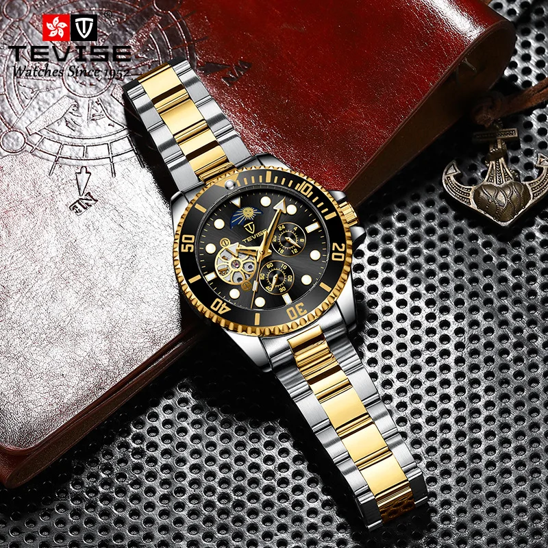 official-websiteTeviseTevise Swiss Brand Flywheel Luminous Waterproof Steel Belt Mechanical Men's Watch
official-websiteTeviseTevise Swiss Brand Flywheel Luminous Waterproof Steel Belt Mechanical Men's Watch