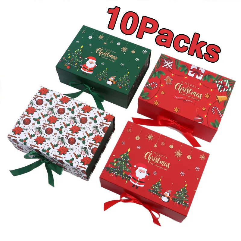 Christmas Gift Boxes Presents Box 10Pcs Luxury Sturdy Foldable Cardboard Box For Gifts Christmas Party Favor Supplies
Christmas Gift Boxes Presents Box 10Pcs Luxury Sturdy Foldable Cardboard Box For Gifts Christmas Party Favor Supplies