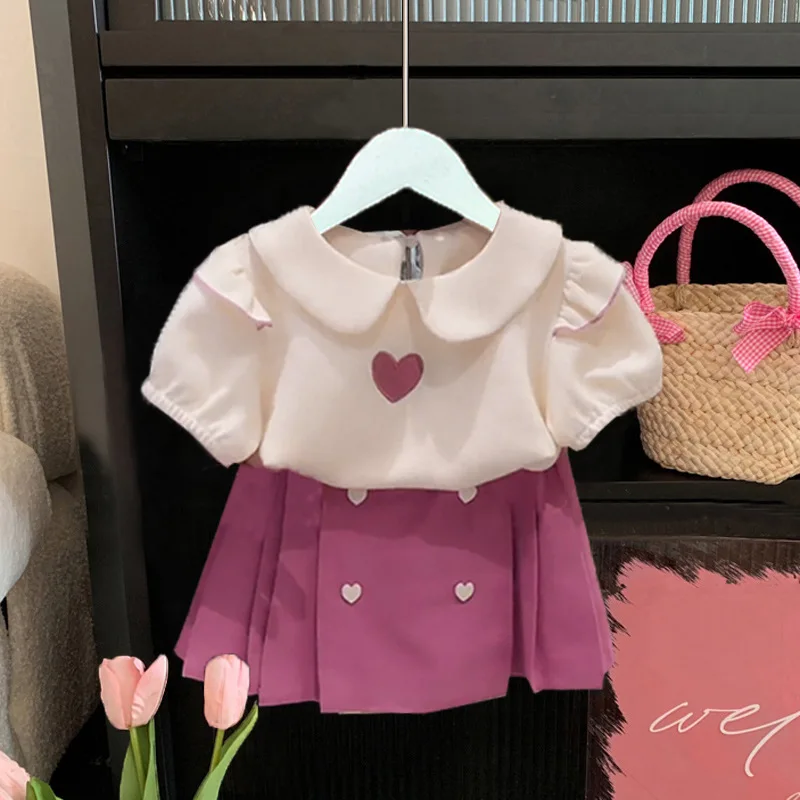 New summer outfit for girls, stylish sleeveless top and summer overalls two-piece set for fashionable baby girls
New summer outfit for girls, stylish sleeveless top and summer overalls two-piece set for fashionable baby girls