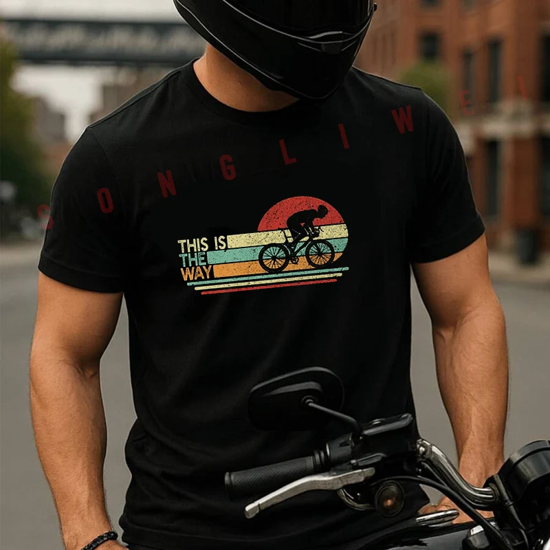 Vintage Cycling This Is The Way Graphic Motorcycle T Shirt Summer Short-sleeved Casual Tee Men Women Streetwear Loose T-shirt
Vintage Cycling This Is The Way Graphic Motorcycle T Shirt Summer Short-sleeved Casual Tee Men Women Streetwear Loose T-shirt