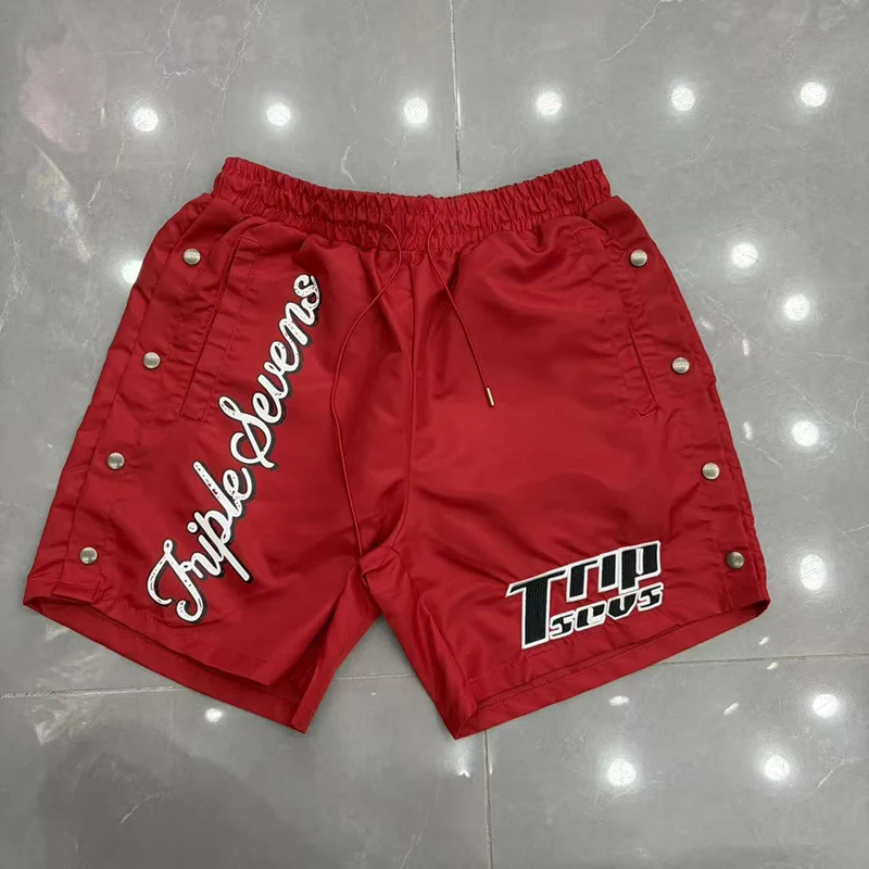 TRIPLE SEVENS Red Vintage Print Shirt Shorts Street Versatile Casual Sportswear Men
TRIPLE SEVENS Red Vintage Print Shirt Shorts Street Versatile Casual Sportswear Men