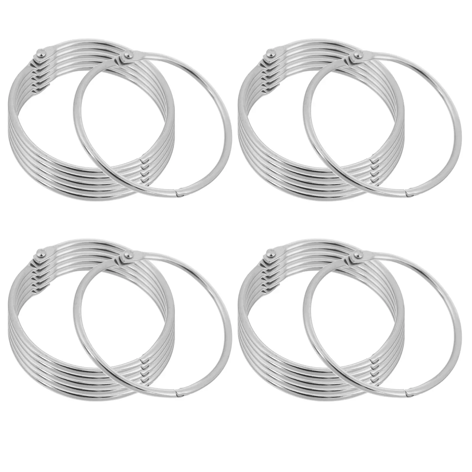 20Pcs Loose Leaf Binder Rings Metal Book Rings Openable Binder Clasps for Paper Binding Flashcards Office Craft Supplies Sturdy
20Pcs Loose Leaf Binder Rings Metal Book Rings Openable Binder Clasps for Paper Binding Flashcards Office Craft Supplies Sturdy