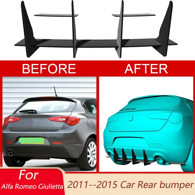 Car Rear Bumper for Alfa Romeo Giulietta 2011-2015 Diffuser Lips Spoiler Splitter Body Kit Tuning Automobiles Accessories Parts
Car Rear Bumper for Alfa Romeo Giulietta 2011-2015 Diffuser Lips Spoiler Splitter Body Kit Tuning Automobiles Accessories Parts