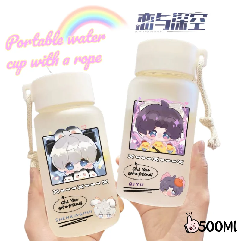 New Love and Deepspace Xavier Zayne Rafayel Sylus Portable Water Cup with Lanyard Large Capacity Campus Ins Anime Cartoon Cup
New Love and Deepspace Xavier Zayne Rafayel Sylus Portable Water Cup with Lanyard Large Capacity Campus Ins Anime Cartoon Cup