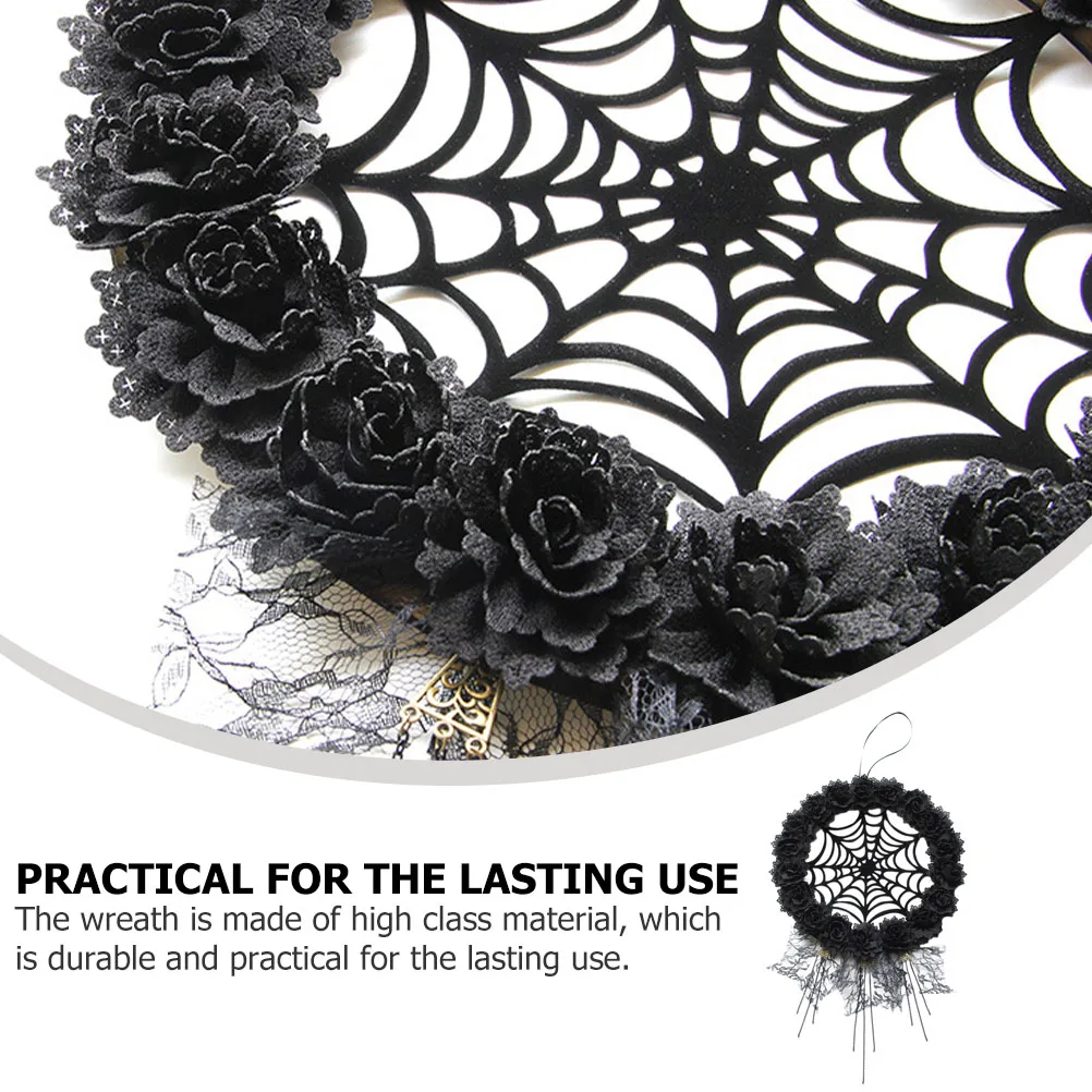 Pendant Cobweb Door Hanging Decoration Spider Wreath Fabric Front Halloween Adornment
Pendant Cobweb Door Hanging Decoration Spider Wreath Fabric Front Halloween Adornment