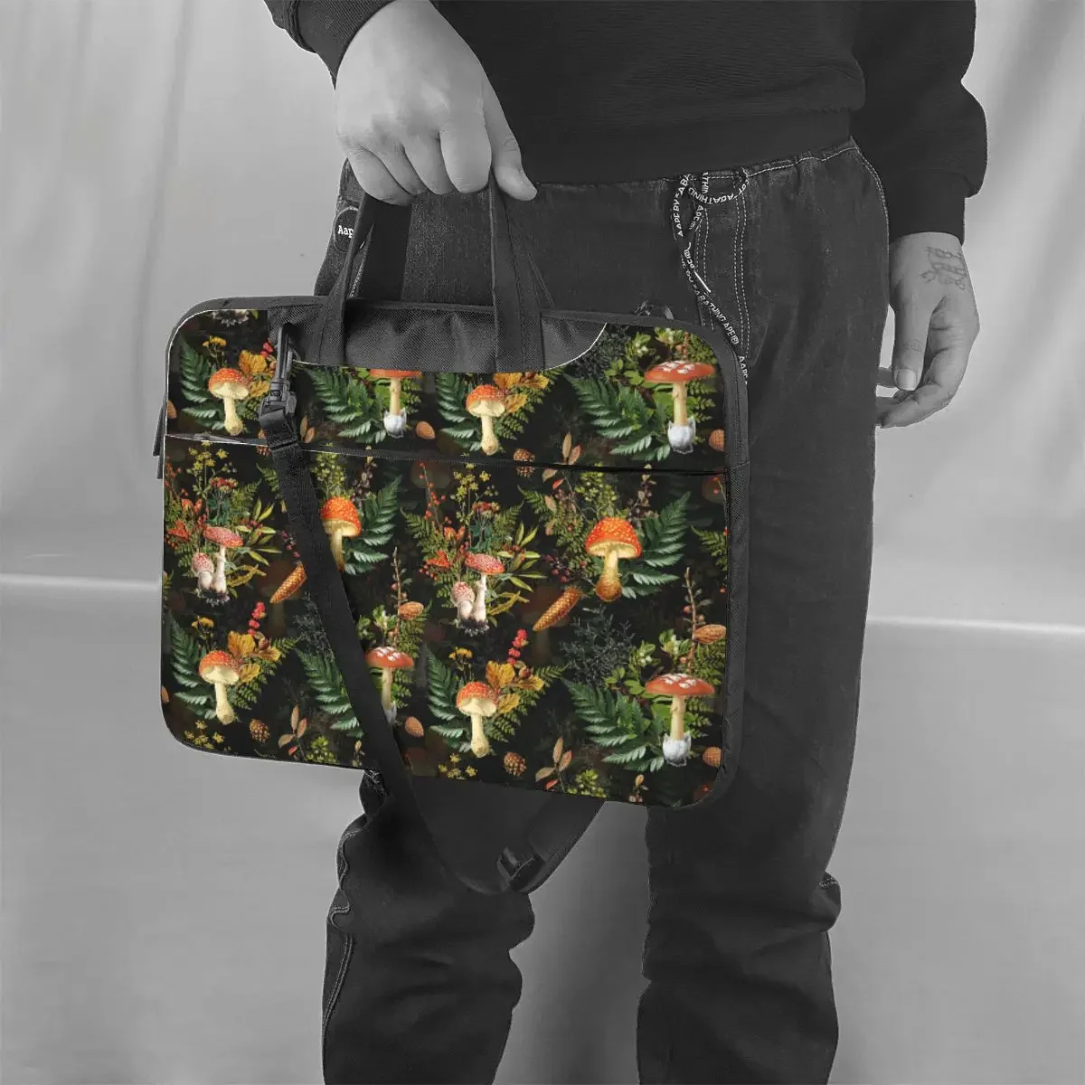 Vintage Midnight Toadstools In The Forest Botanical Night Garden Laptop Bag Case Computer Bag Resistant Protective NotebookPouch
Vintage Midnight Toadstools In The Forest Botanical Night Garden Laptop Bag Case Computer Bag Resistant Protective NotebookPouch