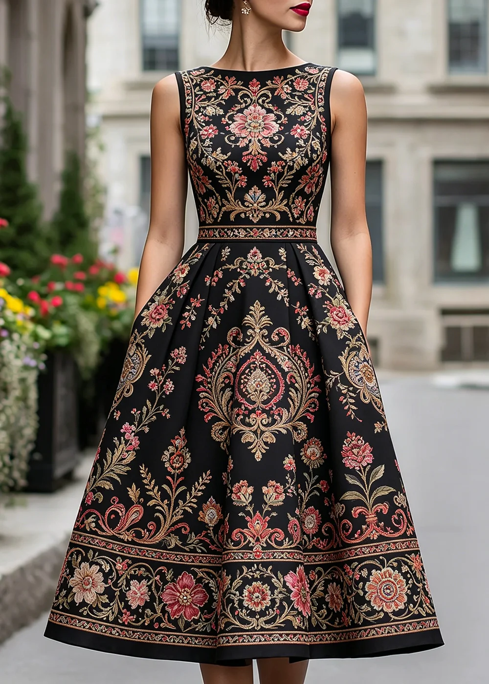 Women's Summer Boho Sleeveless Print Midi Dress Elegant Fitted Sexy A-Line Dress Stylish Casual Vacation Street Trendy Clothing
Women's Summer Boho Sleeveless Print Midi Dress Elegant Fitted Sexy A-Line Dress Stylish Casual Vacation Street Trendy Clothing