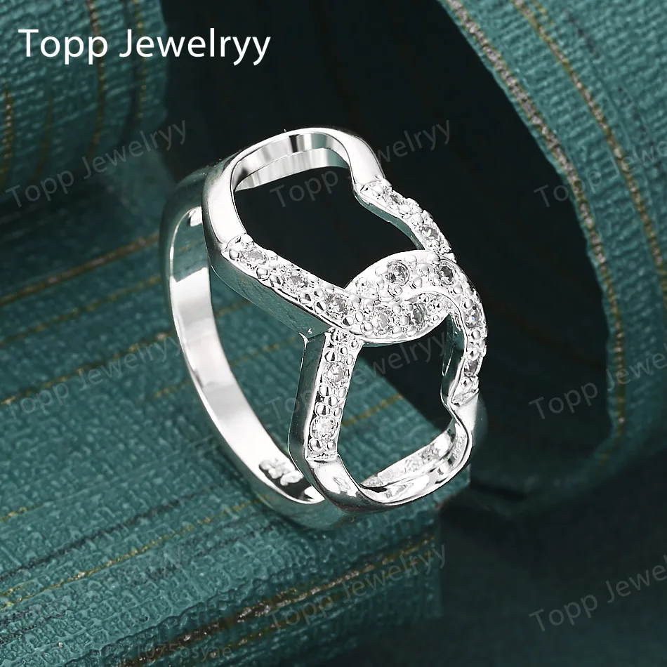 925 Sterling Silver Elegant Double Heart Zircon 7-10 Ring Charm Women's Fashion Wedding Gift Jewelry
925 Sterling Silver Elegant Double Heart Zircon 7-10 Ring Charm Women's Fashion Wedding Gift Jewelry