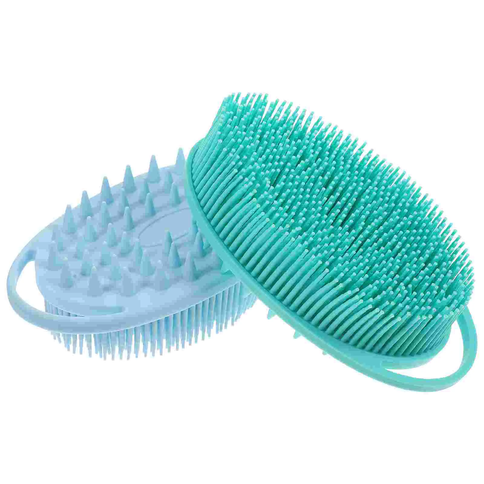 2 Pcs Double-sided Silicone Massage Bath Brush Exfoliating Body Scrubber for Showering Exfoliator Wash
2 Pcs Double-sided Silicone Massage Bath Brush Exfoliating Body Scrubber for Showering Exfoliator Wash