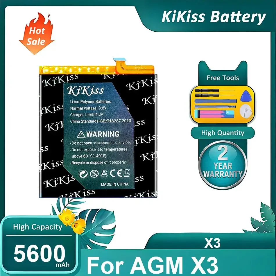 New Upgraded Mobile Phone Battery For AGM X3 Mobile Phone,X3,5600mAh
New Upgraded Mobile Phone Battery For AGM X3 Mobile Phone,X3,5600mAh