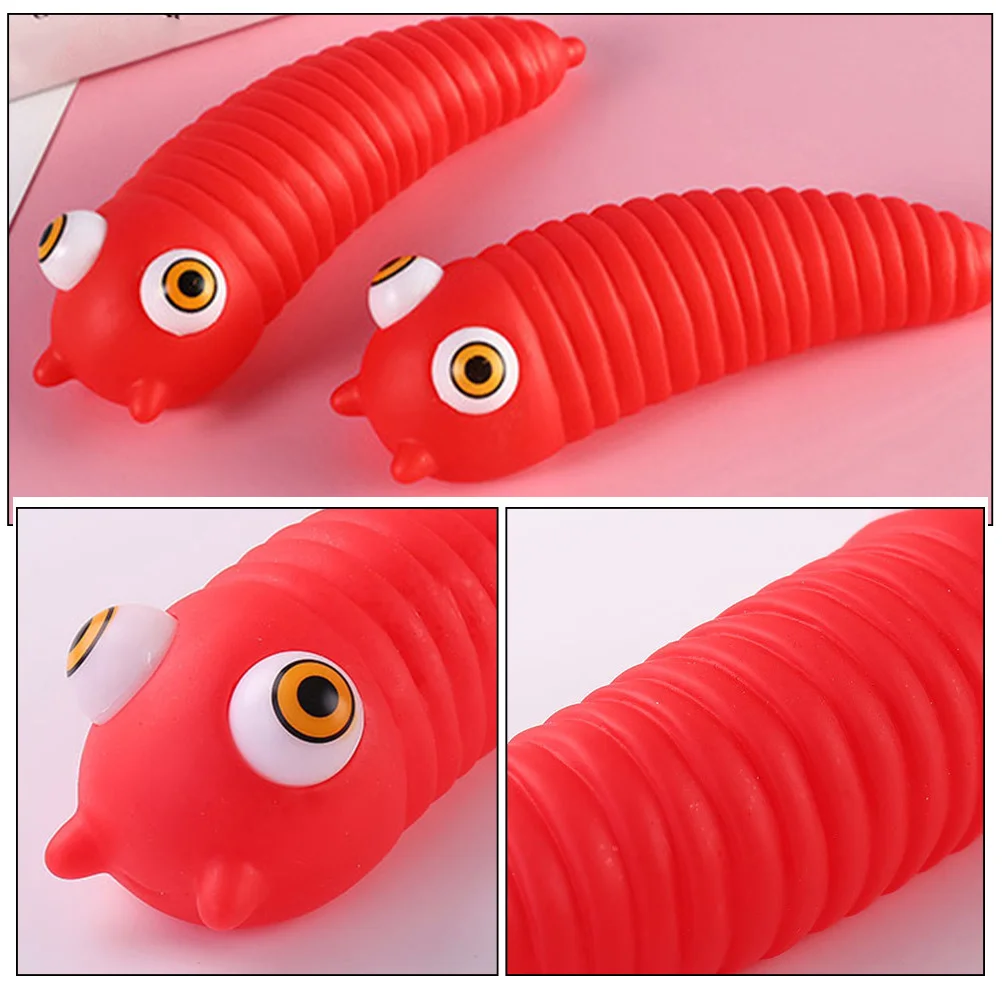 3pcs Decompression Caterpillar Fidget Stress Relief Squeeze Sensory For Kids Adults Green Pvc Reusable Popping Eye Funny
3pcs Decompression Caterpillar Fidget Stress Relief Squeeze Sensory For Kids Adults Green Pvc Reusable Popping Eye Funny