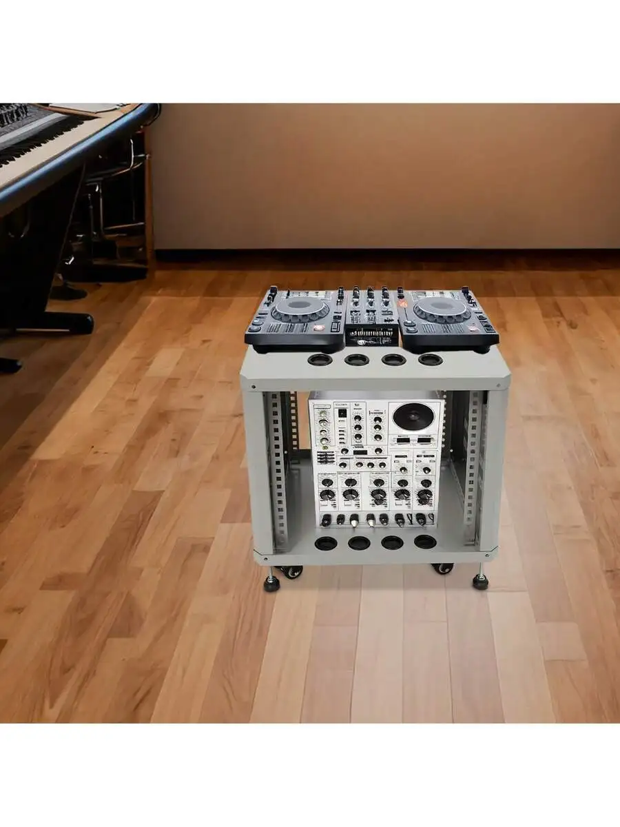 9U Rolling Studio Rack Cabinet For Audio Equipment Server Rack
9U Rolling Studio Rack Cabinet For Audio Equipment Server Rack