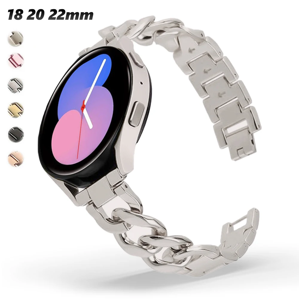 Браслет из нержавеющей стали для Huawei Watch GT 4 41 мм Pro 46 мм, ремешок для Samsung Galaxy 456 Classic 40 44 мм, женский браслет, 18 20 22 мм
Браслет из нержавеющей стали для Huawei Watch GT 4 41 мм Pro 46 мм, ремешок для Samsung Galaxy 456 Classic 40 44 мм, женский браслет, 18 20 22 мм