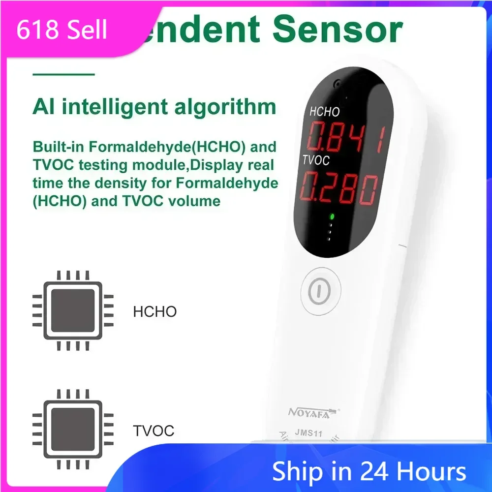FANYUE JMS11 Multifunctional Air Quality HCHO CO2 Tester LED Digital Display Humidity Temperature Monitor Light Alarm Smart Home
FANYUE JMS11 Multifunctional Air Quality HCHO CO2 Tester LED Digital Display Humidity Temperature Monitor Light Alarm Smart Home