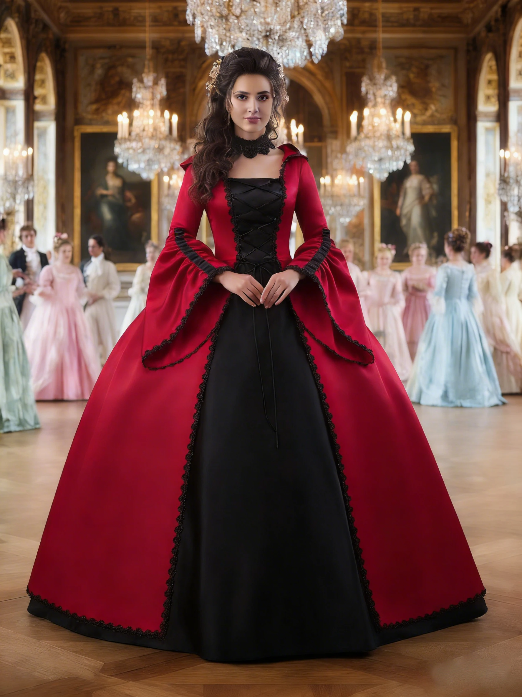 Retro Court Dress Long Sleeve Hooded Red Party Long Dress Women's Fashion Elegant Draped Gown Full Sleeve Bell Sleeve
Retro Court Dress Long Sleeve Hooded Red Party Long Dress Women's Fashion Elegant Draped Gown Full Sleeve Bell Sleeve