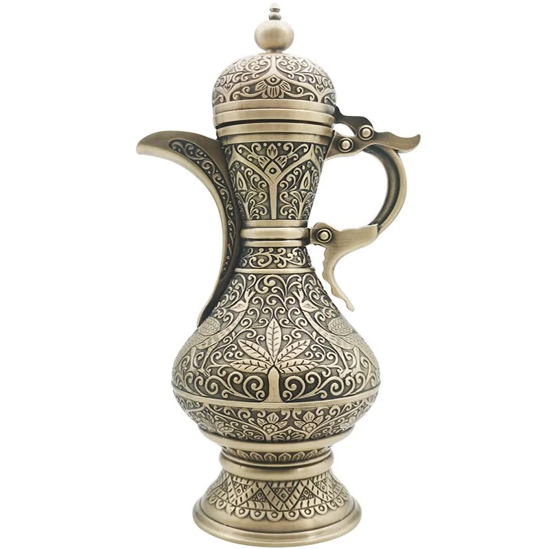 Yellow Wine Pot Bronze Baijiu Pot Creative Individual Hole Photography Prop Business Gift
Yellow Wine Pot Bronze Baijiu Pot Creative Individual Hole Photography Prop Business Gift