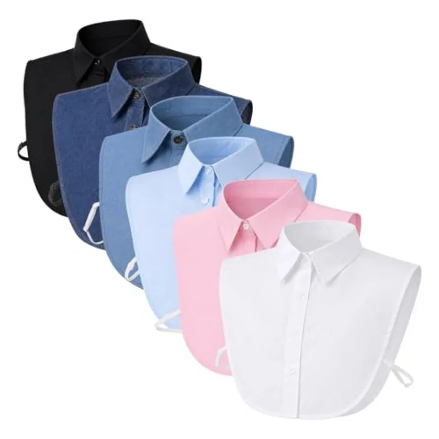 6 Pcs Fake Collar Detacable Collar Sirt Dickey Collars alf Fal Blou Dickey Women
6 Pcs Fake Collar Detacable Collar Sirt Dickey Collars alf Fal Blou Dickey Women