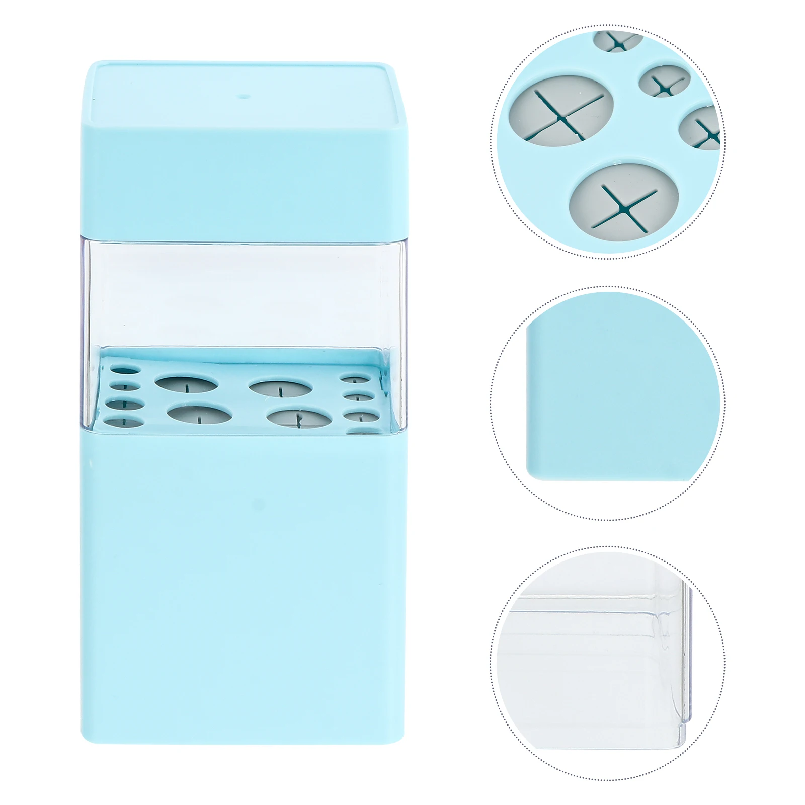 Makeup Brush Storage Box Practical Solution Holder Bag Eyeliner Organizer Plastic for Vanity Cosmetics
Makeup Brush Storage Box Practical Solution Holder Bag Eyeliner Organizer Plastic for Vanity Cosmetics