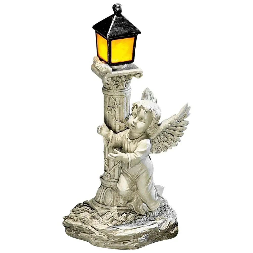 Roman Column Angel Ornaments Solar Glowing Resin Decor Garden Pillars Outdoor Light Powered Scene European Style Housewarming
Roman Column Angel Ornaments Solar Glowing Resin Decor Garden Pillars Outdoor Light Powered Scene European Style Housewarming