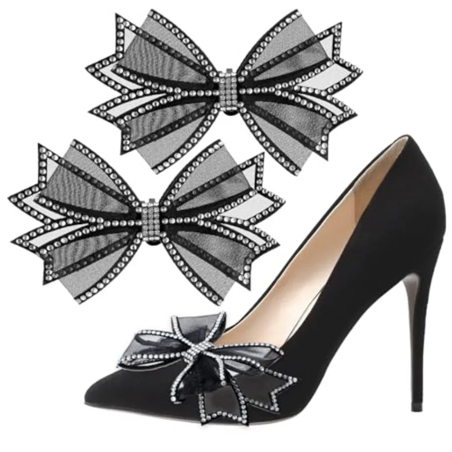 2 Pcs Shoe Clips for Women Dress Shoes, Mesh Bow Rhinestone High Heel Shoe Clips Buckle Detachable Bow Heels Clothing Accessori
2 Pcs Shoe Clips for Women Dress Shoes, Mesh Bow Rhinestone High Heel Shoe Clips Buckle Detachable Bow Heels Clothing Accessori