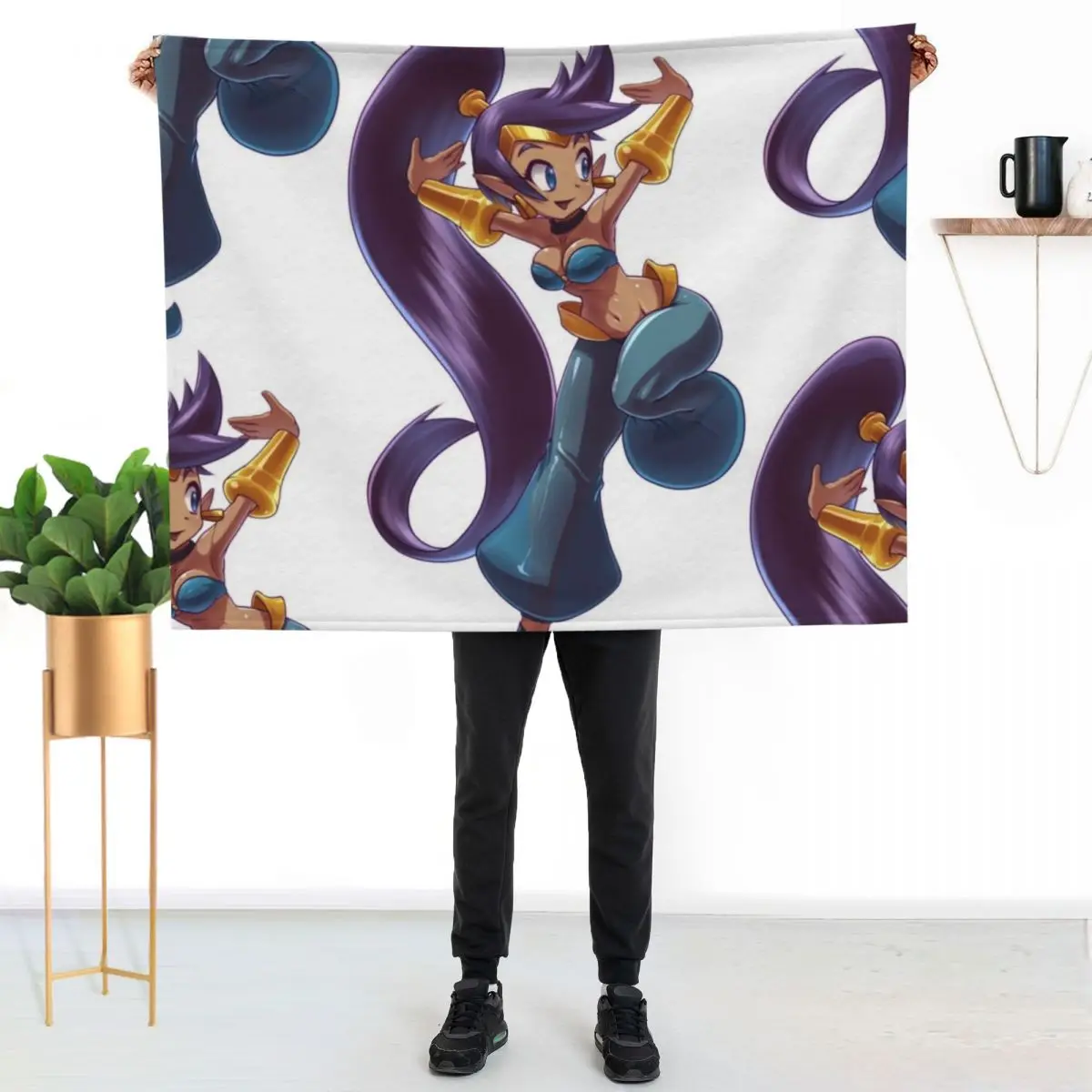 Shantae dancer - blue Throw Blanket Soft Plush Blanket as Housewarming Gift
Shantae dancer - blue Throw Blanket Soft Plush Blanket as Housewarming Gift