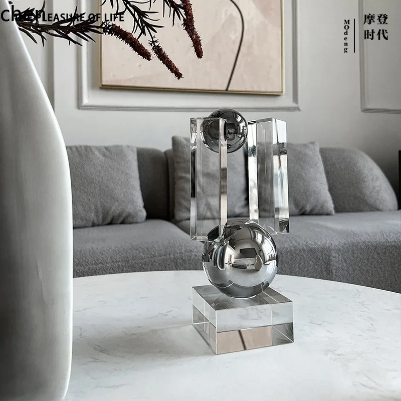 Modern Times Simple Special-shaped Crystal Ornament Entrance Bedroom Living Room TV Cabinet Model Room Accessories
Modern Times Simple Special-shaped Crystal Ornament Entrance Bedroom Living Room TV Cabinet Model Room Accessories