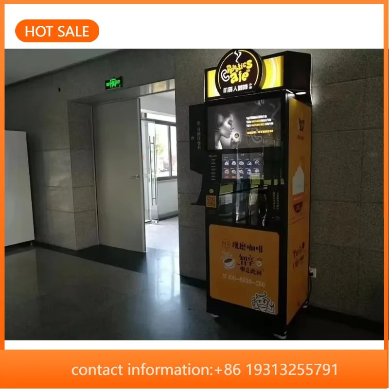 【Best-selling】Hot Sale Fully Automatic Espresso Machine Self-Service Coffee Vending Machine with Glass and Metal Vending Coffee
【Best-selling】Hot Sale Fully Automatic Espresso Machine Self-Service Coffee Vending Machine with Glass and Metal Vending Coffee