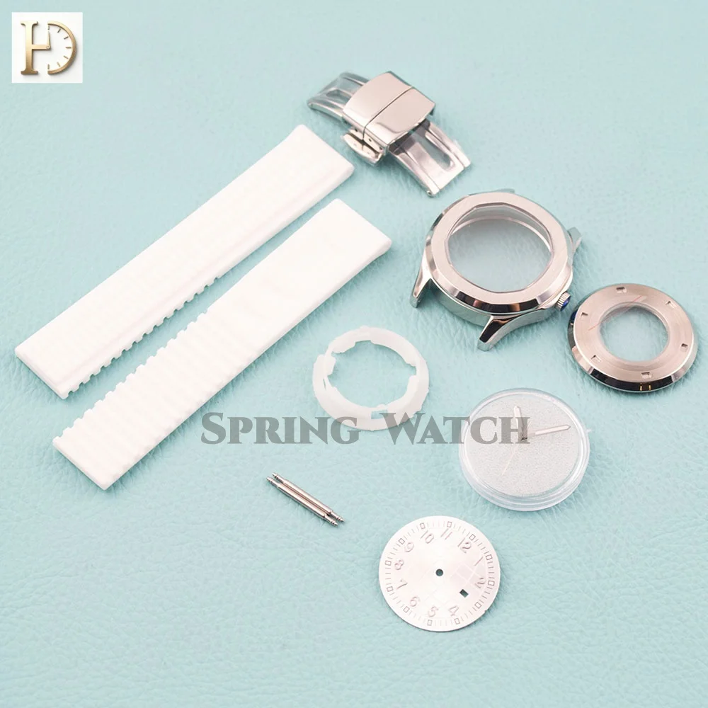 Women's Watch Case Bracelet for AQUANAUT Nautilus Case Strap Dial NH05 Stainless Steel Watchcase Rubber Strap for NH05 Movement
Women's Watch Case Bracelet for AQUANAUT Nautilus Case Strap Dial NH05 Stainless Steel Watchcase Rubber Strap for NH05 Movement