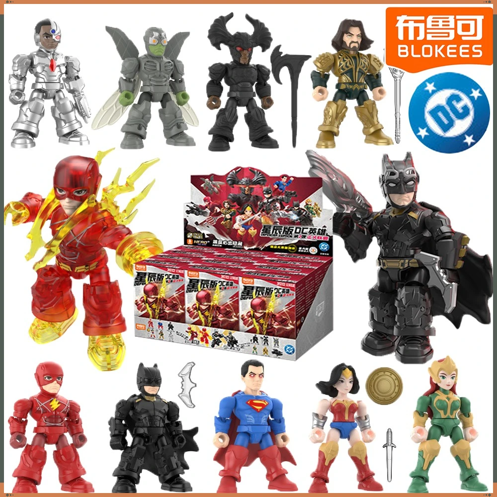 New Blokees Original DC Hero Justice League Trendy Blind Box Collection Wonder Woman Classic Design Handsome Model Surprise Toy
New Blokees Original DC Hero Justice League Trendy Blind Box Collection Wonder Woman Classic Design Handsome Model Surprise Toy