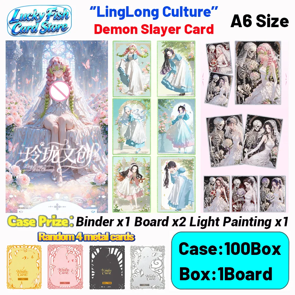 Wholesale 2026 New LingLong Creative Studio Demon Slayer Cards A6 Size Boards Anime Collectibles Character Fan Gifts
Wholesale 2026 New LingLong Creative Studio Demon Slayer Cards A6 Size Boards Anime Collectibles Character Fan Gifts
