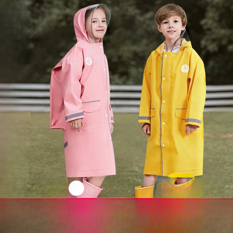 Детский дождевик с карманом для сумки, ветрозащитный, для мальчиков и девочек, модная непромокаемая куртка для школьников
Детский дождевик с карманом для сумки, ветрозащитный, для мальчиков и девочек, модная непромокаемая куртка для школьников