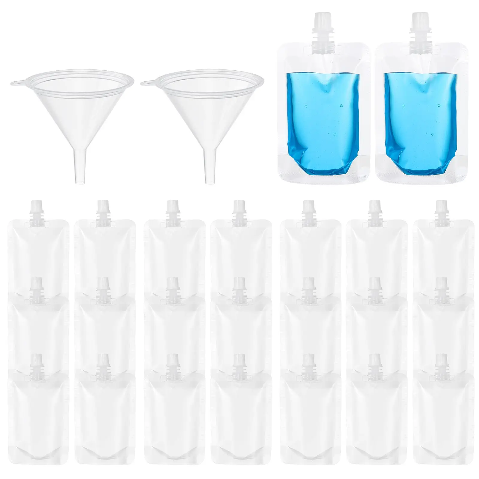 1 set Clear Spout Sealed Packaging Bags No Leakage Reusable Plastic Flasks Beverage Bags Juice Storage Pouch Outdoor Activities
1 set Clear Spout Sealed Packaging Bags No Leakage Reusable Plastic Flasks Beverage Bags Juice Storage Pouch Outdoor Activities
