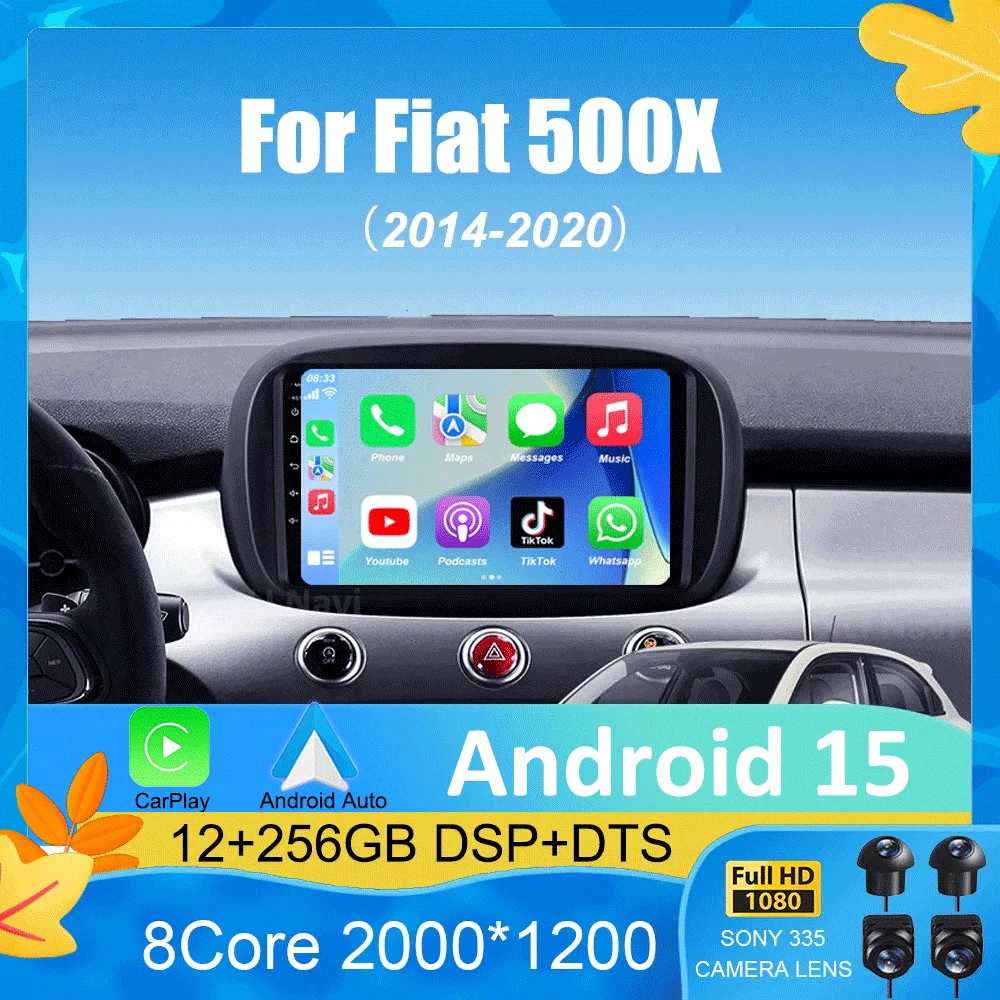Car Radio Android 15 For Fiat 500X 2014 - 2020 Multimedia Video Player GPS Navigation Wireless Carplay+Auto Stereo QLED HeadUnit
Car Radio Android 15 For Fiat 500X 2014 - 2020 Multimedia Video Player GPS Navigation Wireless Carplay+Auto Stereo QLED HeadUnit