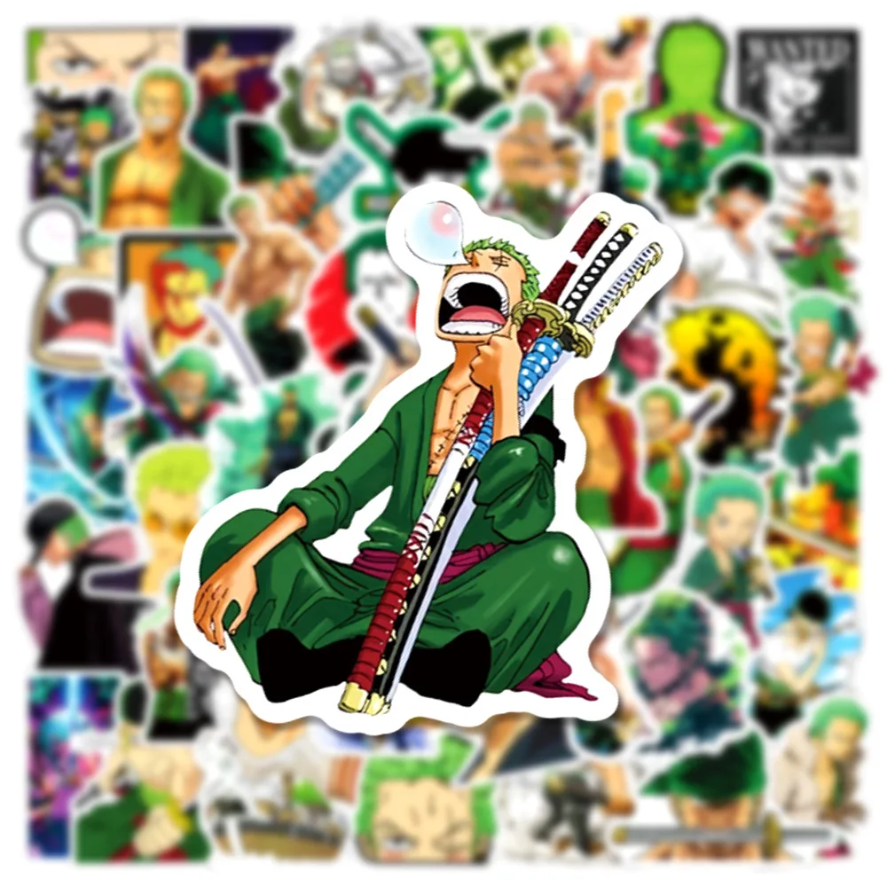 10/50PCS Anime ONE PIECE Cool Zoro Stickers Cartoon Graffiti Kids Sticker Toys Skateboard Phone Guitar Waterproof Decals Kid Toy
10/50PCS Anime ONE PIECE Cool Zoro Stickers Cartoon Graffiti Kids Sticker Toys Skateboard Phone Guitar Waterproof Decals Kid Toy