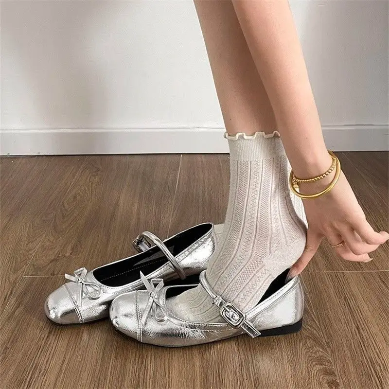 Versatile Fashionable Flat Bottom Mary Jane Shoes for Women Spring Autumn New Style Casual Style Knot PU Lined Rubb...
Versatile Fashionable Flat Bottom Mary Jane Shoes for Women Spring Autumn New Style Casual Style Knot PU Lined Rubb...
