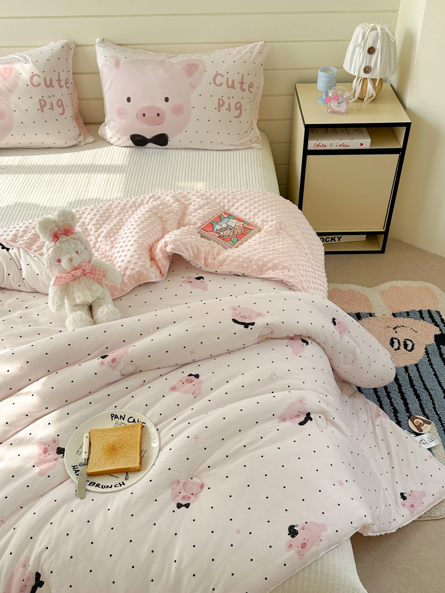 Ultra Soft Warm Milk Silk Bean Fluff Cooling Heating Blanket Cartoon Pattern down Alternative Filling Four Seasons Versatile ...
Ultra Soft Warm Milk Silk Bean Fluff Cooling Heating Blanket Cartoon Pattern down Alternative Filling Four Seasons Versatile ...