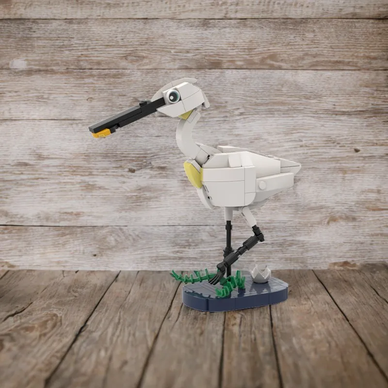 147 шт. Moc Spoonbill, строительные блоки, креативный подарок с животными для детей, развивающая игрушка на день рождения
147 шт. Moc Spoonbill, строительные блоки, креативный подарок с животными для детей, развивающая игрушка на день рождения