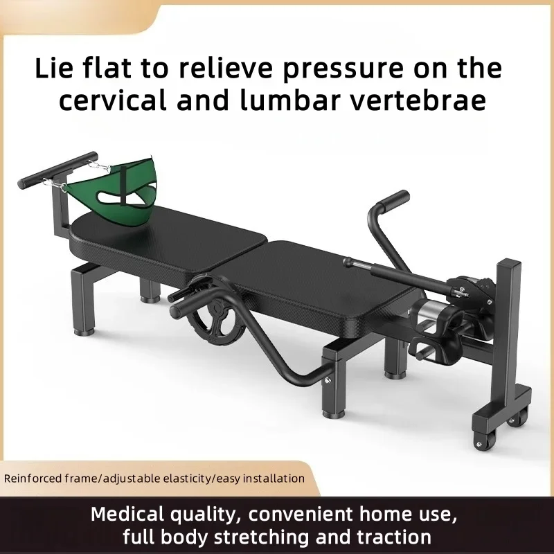 Cervical and lumbar stretching machine traction device spinal column stretching fitness leg handstand machine soothing bed
Cervical and lumbar stretching machine traction device spinal column stretching fitness leg handstand machine soothing bed