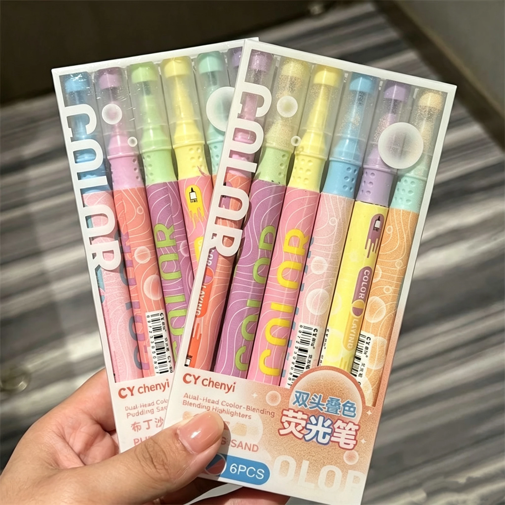 6Pcs 12Colors Dual Head Color Blending Highlighter Pen Pastel Double Tip Art Marker,Student School Stationery Supplies
6Pcs 12Colors Dual Head Color Blending Highlighter Pen Pastel Double Tip Art Marker,Student School Stationery Supplies