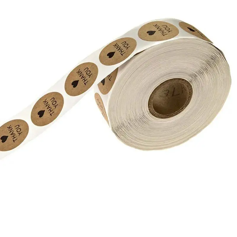 Heart Kraft Paper Thank You Stickers 50-500pcs Appreciation Tag Labels for Business Bag Seal Wedding Party Decoration
Heart Kraft Paper Thank You Stickers 50-500pcs Appreciation Tag Labels for Business Bag Seal Wedding Party Decoration