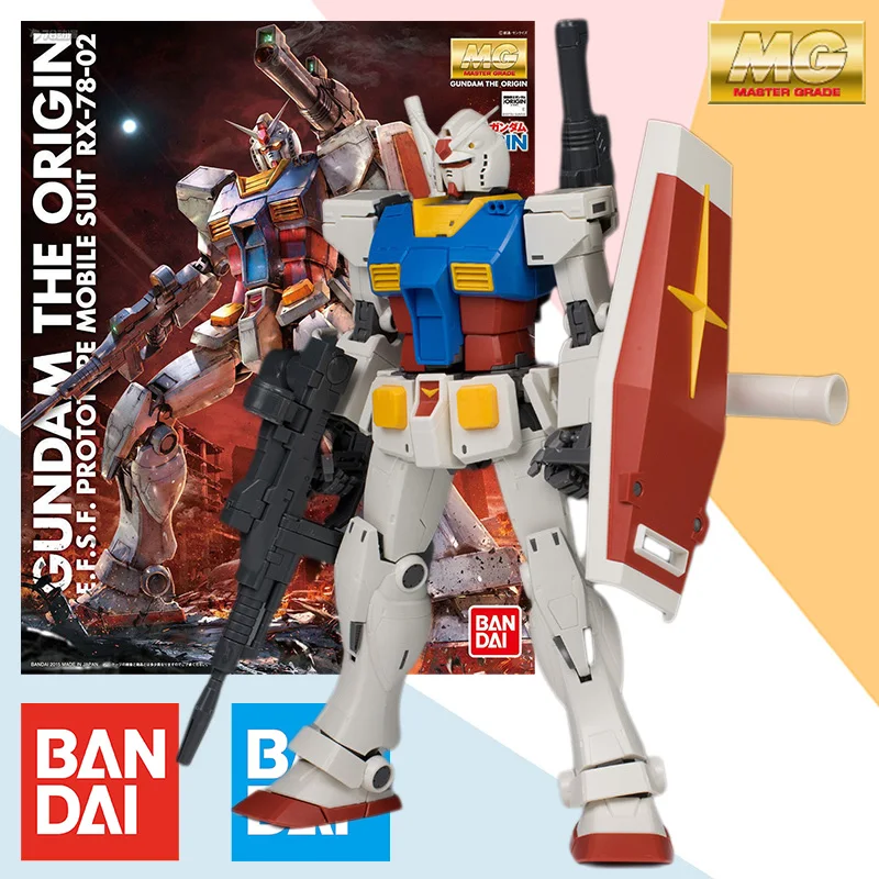 Оригинальная коробка Bandai MG MASTER GRADE 1/100 GUNDAM оригинальная фотография искусственного аниме набор моделей для сборки игрушка подарок для детей
Оригинальная коробка Bandai MG MASTER GRADE 1/100 GUNDAM оригинальная фотография искусственного аниме набор моделей для сборки игрушка подарок для детей