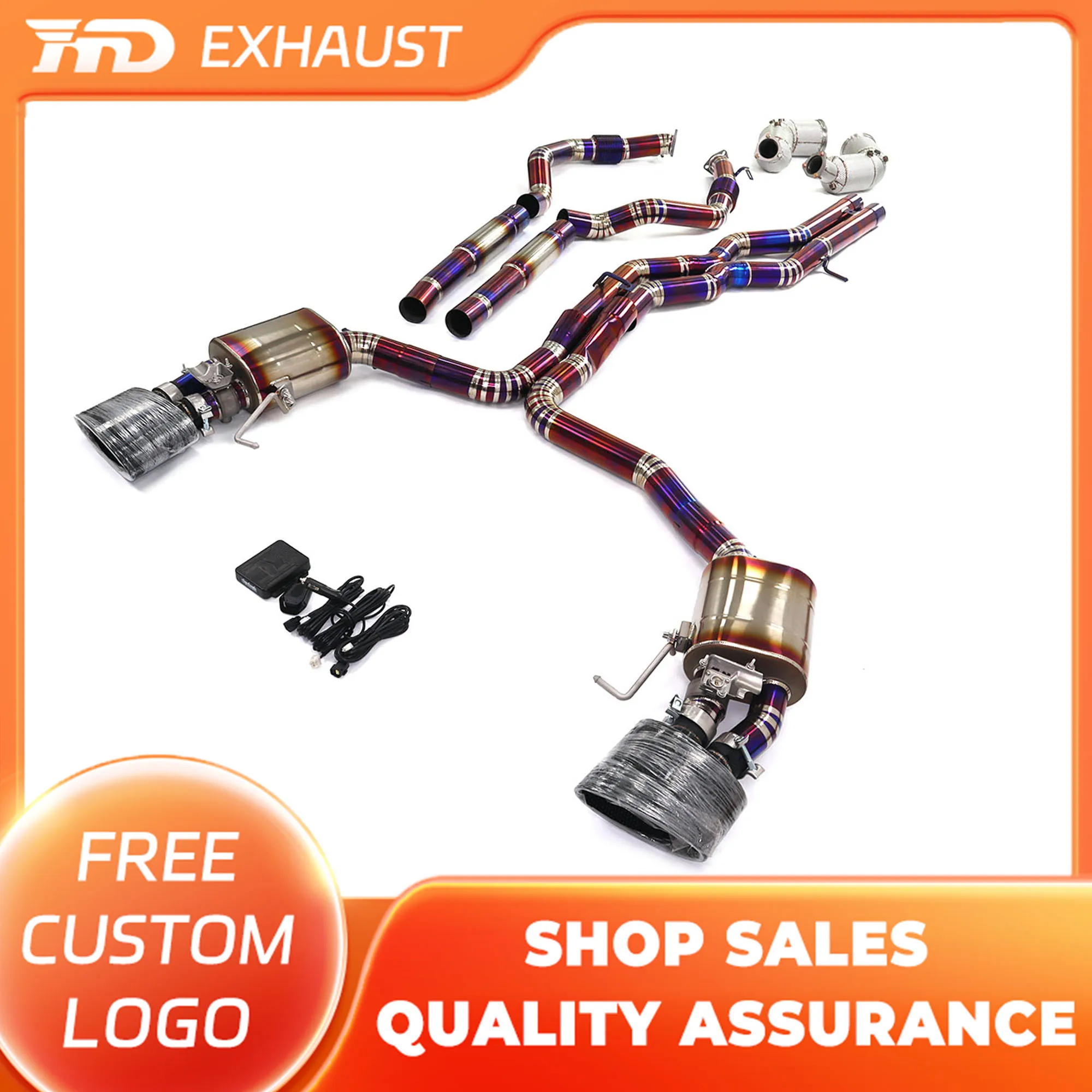 HMD Exclusive Customization Downpipe Full Catback For Audi RS6 C8 4.0T High Flow Performance Racing Pipe With Muffler Valve
HMD Exclusive Customization Downpipe Full Catback For Audi RS6 C8 4.0T High Flow Performance Racing Pipe With Muffler Valve