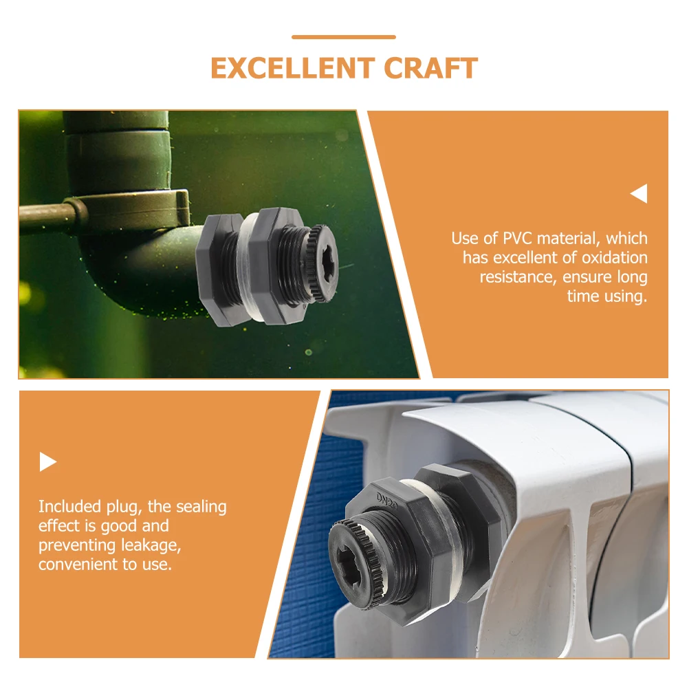 Grey PVC Water Tank Connector Fitting Leakproof Rain Barrel Adapter Industrial Home Use 1/2 Adapter Threaded
Grey PVC Water Tank Connector Fitting Leakproof Rain Barrel Adapter Industrial Home Use 1/2 Adapter Threaded