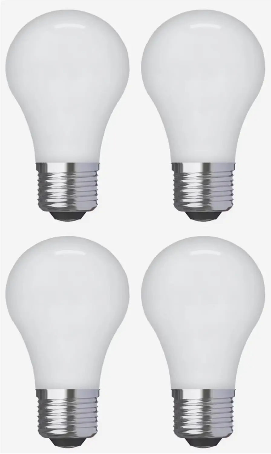 4 Pack Dimmable 40W Equivalent LED A15 Bulbs, Soft White 2700K, Medium Base, Ceiling Fan Light Bulbs
4 Pack Dimmable 40W Equivalent LED A15 Bulbs, Soft White 2700K, Medium Base, Ceiling Fan Light Bulbs