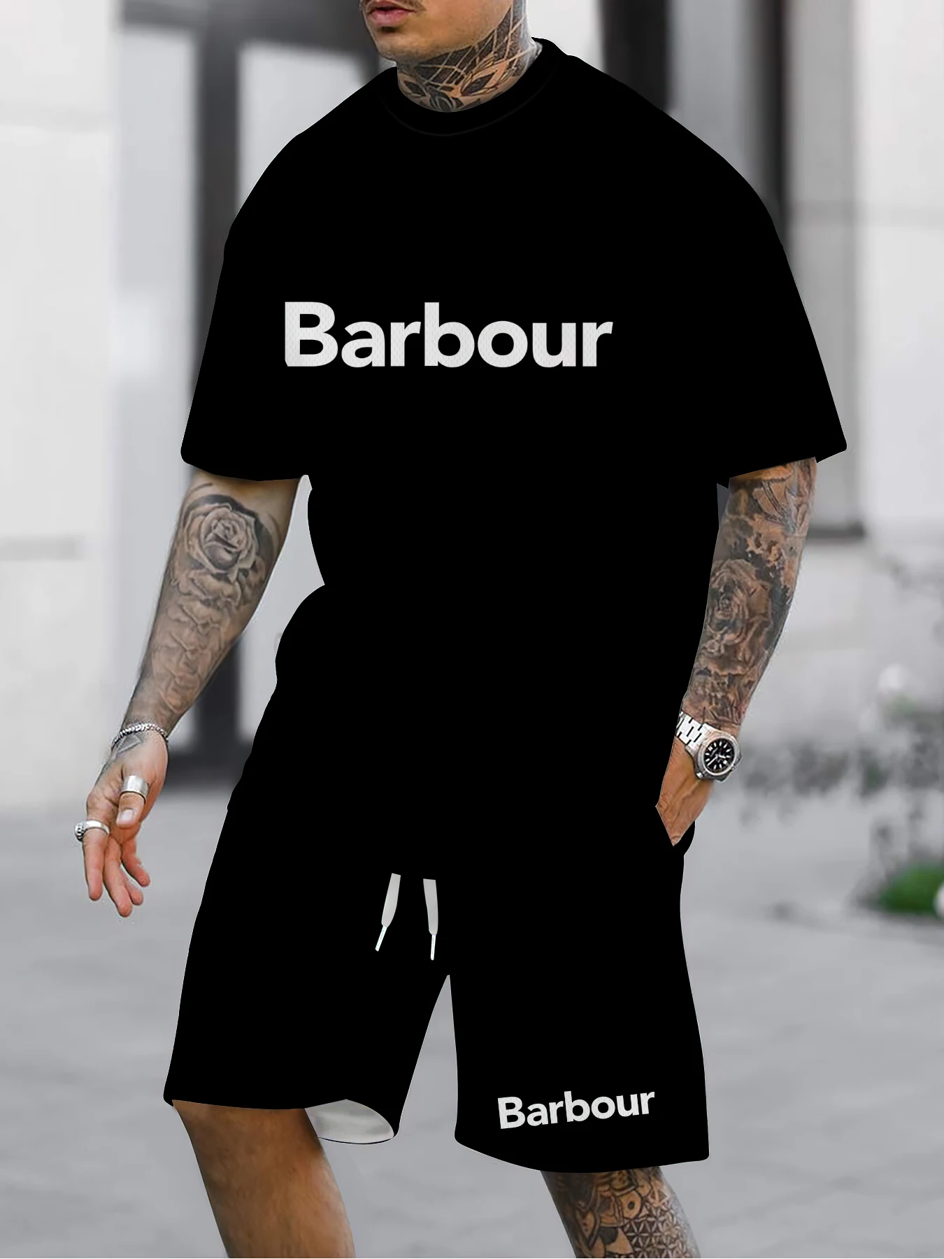 summer new men's casual sports T-shirt shorts 2-piece set with letter print soft and comfortable outdoor men's clothing
summer new men's casual sports T-shirt shorts 2-piece set with letter print soft and comfortable outdoor men's clothing